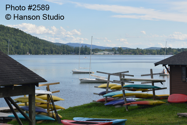 Fairlee, VT - Lake Morey with Boats